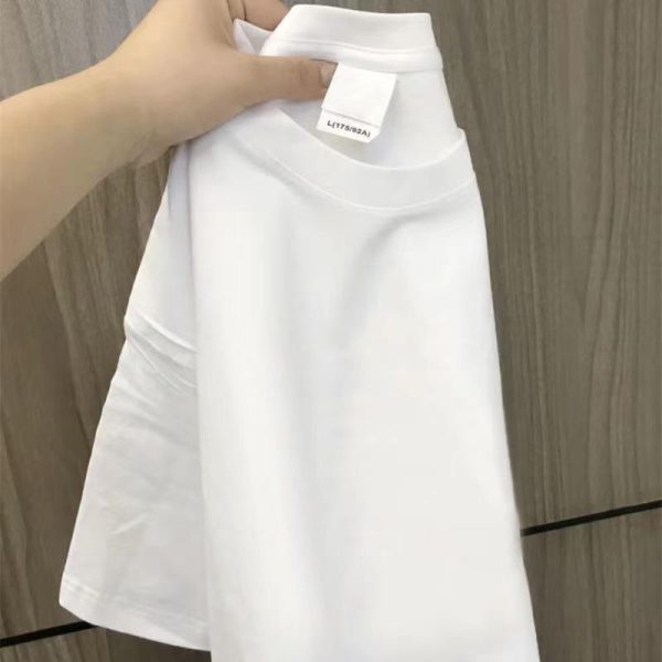 厂家批发爆款短袖t恤男女国潮设计感印花情侣夏季宽松上衣t恤女