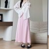 缎面鱼尾裙女夏季新款气质垂感a字包臀裙高级感高腰中长款半身裙
