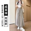 白色花苞半身裙女夏季宽松伞新款高腰显瘦字裙半裙中长款蓬蓬裙