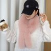 新款高级仿狐狸磁吸围巾女韩版时尚披肩轻奢百搭围脖毛绒气质毛领