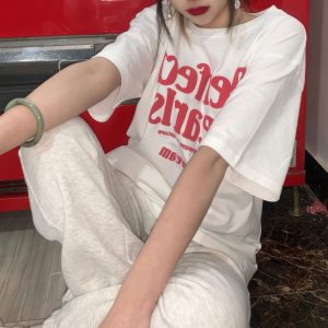 O1CN01Xe9bZz21ikq5oy87S_2213045107019-0-cib 纯棉短袖t恤女宽松韩版原宿风新款字母印花学生体恤ins女装潮