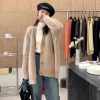 韩版时尚软糯毛衣女外套2023秋冬新款宽松慵懒风毛绒温柔针织开衫