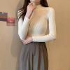 半高领杏色